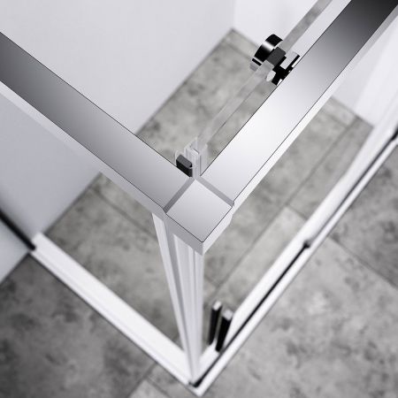 Душевой уголок Slim-N VSR-4SN9012CL, 1200*900, хром, стекло прозрачное, артикул VSR-4SN9012CL