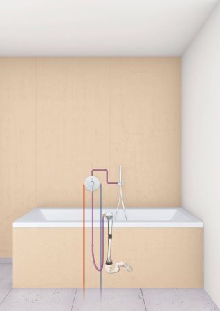 Наливной, сливной и переливной гарнитур GROHE Talentofill, внешняя часть, теплый закат матовый (19952DL0)