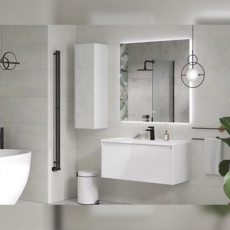 Пенал (33см) Velvex Klaufs pp.KLA.33, белый, артикул pp.KLA.33