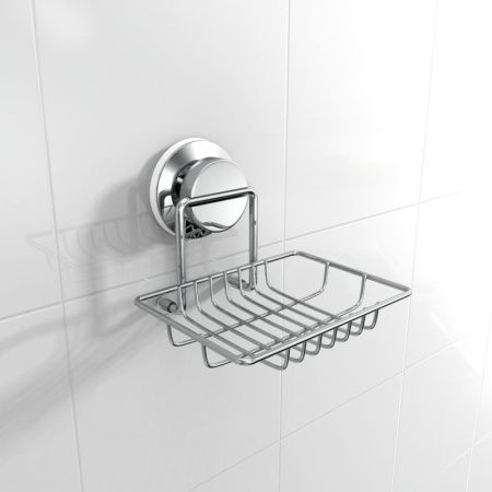 Мыльница-решётка для ванной настенная на присоске Fora "ATLANT"