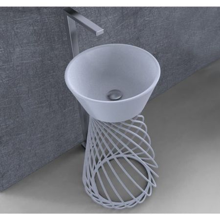 Artceram Wire Консоль металлическая 43х43хh65 см, цвет белый, артикул ACA045 01 00