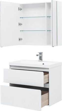 Мебель для ванной Aquanet Гласс 80 белый, артикул 00240465