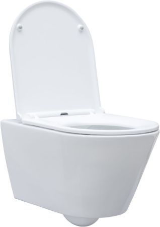 Чаша подвесного унитаза Aquanet Lake LAKE-W белый, артикул LAKE-W