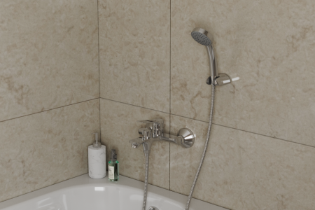 Смеситель для ванны с коротким изливом RUSH Haiti (HA1935-44), артикул HA1935-44