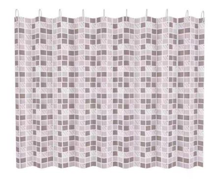 Штора для ванной FASHUN A8816, коричневый