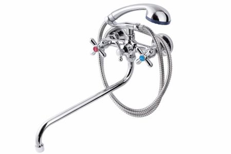 Смеситель для ванны с душем FAUZT FZs-428-03 тип См-ВУДРНШлА, артикул FZs-428-03