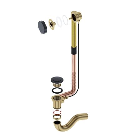 Слив перелив Timo 8003/03 черный, артикул 8003/03