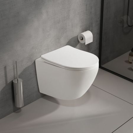 Унитаз подвесной WesnaArt NOVA 204-NOV03, белый, артикул 204-NOV03