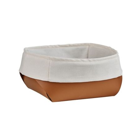 ADJ Корзина для хлеба, 20x20xH9 см., цвет: коньяк/бордо, артикул 0037.09/30