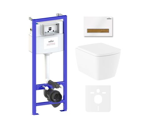 Комплект 6 в 1 Lavinia Boho Aveo Rimless 75110244, премиум с пластиковой клавишей, артикул 75110244