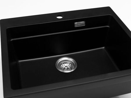 Кухонная мойка Grandex Aqua Comfort 500505, черный металлик, артикул 500505