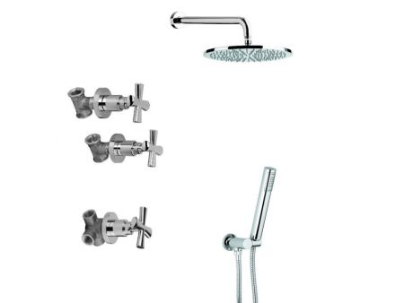 Emmevi Spirit New, душевой комплект 31009OR, цвет золото, артикул 31009OR