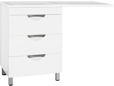 Тумба "Жасмин 60" (3 ящ.), Космос/Даллас 120, Люкс PLUS, артикул ЛС-00000644