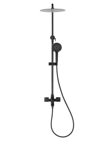 Душевая система WONZON & WOGHAND FRAME, Черный матовый (WW-88739010-MB), артикул WW-88739010-MB