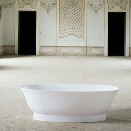 Laufen New Classic Ванна 1900x900x580мм,  свободностоящая, овальная, материал: Sentec, цвет: белый матовый, артикул 2.2085.2.000.000.1