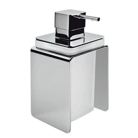 Colombo Forever Дозатор для жидкого мыла настольный, цвет: хром/матовое стекло, артикул B9334.CR-VAN
