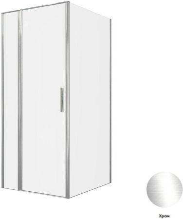 Душевой уголок Allen Brau Priority 90x100 3.31025.00 + 3.31046.00 хром, артикул 3.31025.00 + 3.31046.00