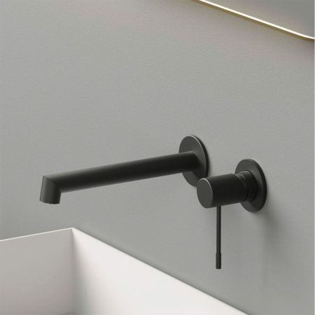 смесители для раковины Vincea Смеситель для раковины Desire VBFW-1D1MB встраиваемый однорычажный, черный ,, артикул VBFW-1D1MB