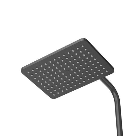 SLIDER-CVD-GM Душевая стойка со смесителем и изливом, оружейная сталь, артикул SLIDER-CVD-GM