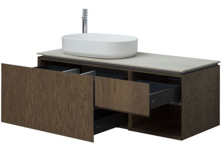 Тумба под раковину Allen Brau Infinity 120 1.21006.NO L дуб, артикул 1.21006.NO