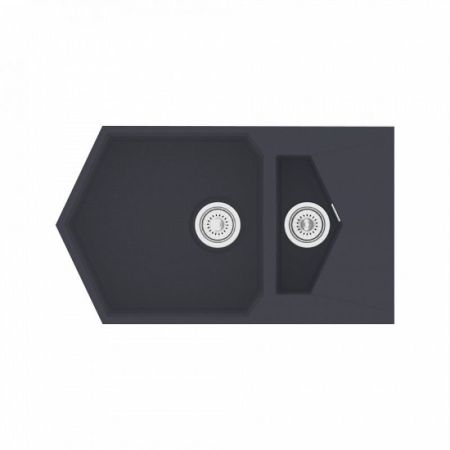 Кухонная мойка KitKraken Pond Graphite 85 Темно-серая, артикул K-850M.7024