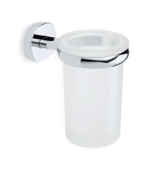 Stil Haus Diana, настенный стеклянный стакан, цвет хром