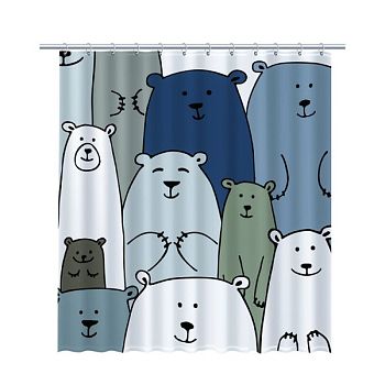 Штора для ванной комнаты FIXSEN DESIGN FX-2503, разноцветный