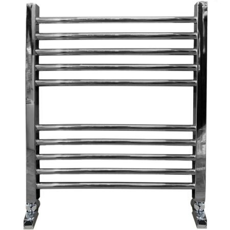 Водяной полотенцесушитель Ника Modern ЛМ 2 60x40 Хром 10 перекладин, артикул ЛМ 2 60/40 с вентилями