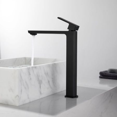 смесители для раковины Vincea Смеситель для раковины Next VBF-1N2MB однорычажный, черный,, артикул VBF-1N2MB