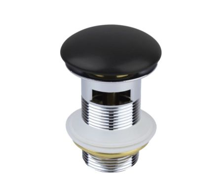 Донный клапан Bronze de Luxe 1001/1B, черный, артикул 1001/1B