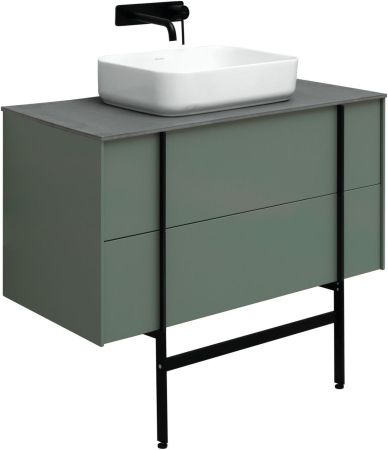 Тумба под раковину Allen Brau Reality 100 1.32007.CGM олива матовый, артикул 1.32007.CGM