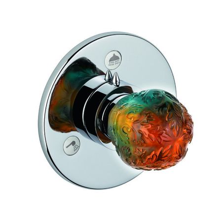 THG FLORE Переключатель встраиваемый, внешняя часть, цвет хром, артикул U5A-A02-48M2SB