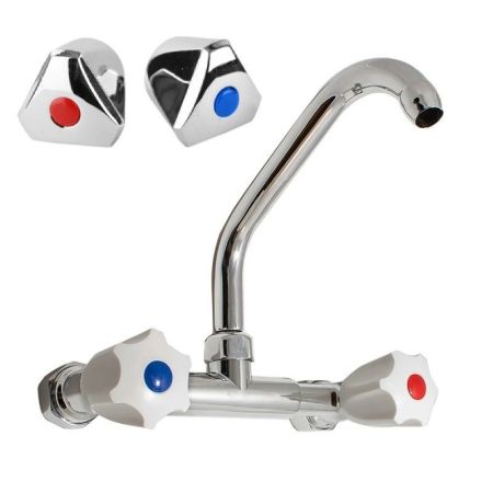 Настенный смеситель для кухни Сантаком 100008с, хром