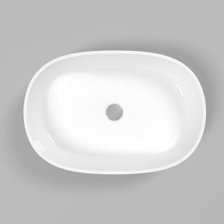 Умывальник WHITECROSS Opal 56x38 (белый глянец) иск. камень