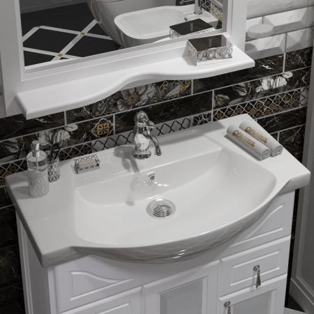 Мебель для ванной Тибет 75 Opadiris Белый матовый, артикул 