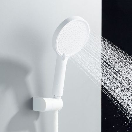 Смеситель для душа Shevanik S4716C, белый