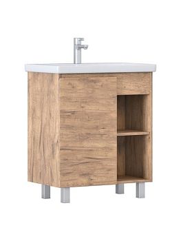 Тумба VIGO Milos 700-1-0 дуб золотой под раковину Ц0000005954 (Como), поставляется в разобранном виде (317 дуб золотой)