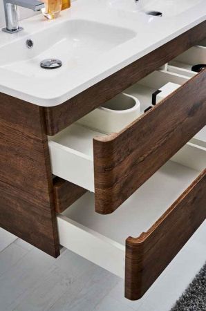 Тумба под раковину Vincea Alba VMC-1A120RW подвесная R.Wood, артикул VMC-1A120RW