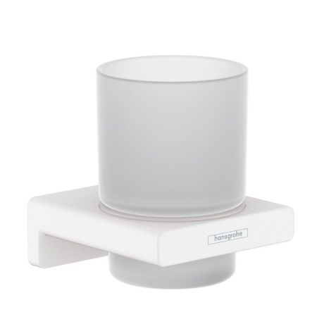 HG AddStoris Стакан для зубных щеток, цвет: матовый белый, артикул 41749700