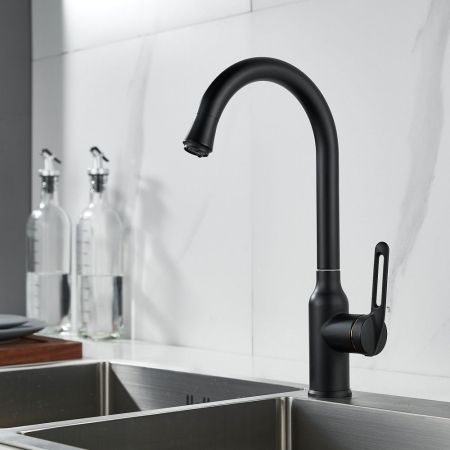 Смеситель для кухни Raffine F103H, черный, артикул F103H