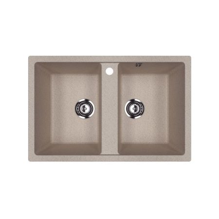 Кухонная мойка Ulgran U-608-302, песочный, артикул U-608-302