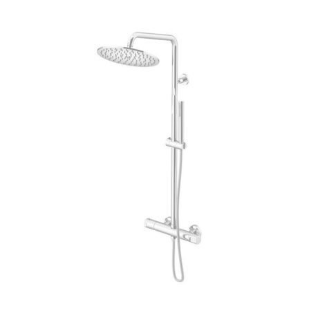 Gattoni H2Omix7000 Душевая колонна: ручной душ, термостат, верхняя лейка диам. 250 мм, (с регулировкой высоты стойки душа), цвет белый матовый Gattoni H2Omix7000 Душевая колонна: ручной душ, термостат, верхняя лейка диам. 250 мм, (с регулировкой высоты стойки душа), цвет белый матовый