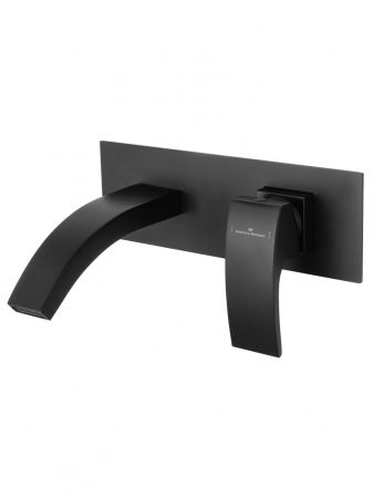 Смеситель для раковины встраиваемый WONZON & WOGHAND FIT, Черный матовый (WW-88869009-MB), артикул WW-88869009-MB