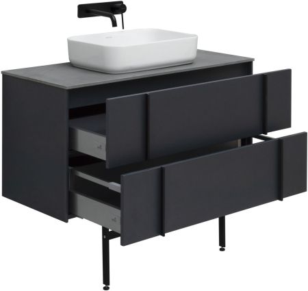 Тумба под раковину Allen Brau Reality 100 1.32007.AM антрацит матовый, артикул 1.32007.AM