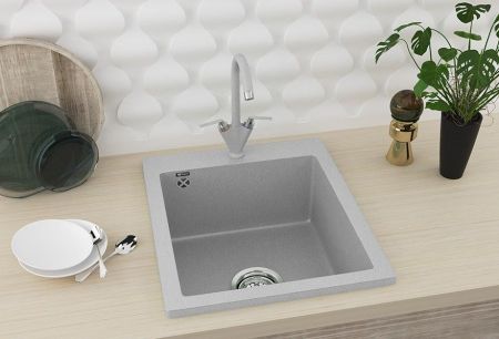 Кухонная мойка Ulgran U-404-342, графит, артикул U-404-342