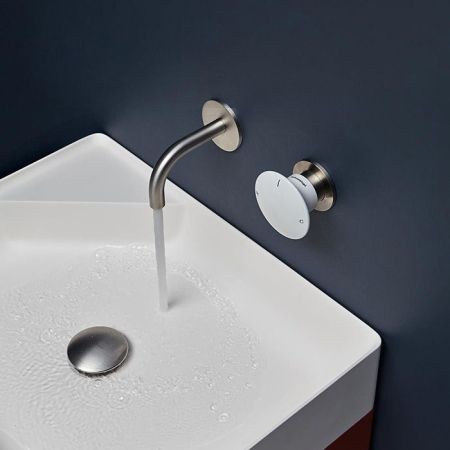 Antonio Lupi MayDay/Midimayday Встраиваемый смеситель для душа со встраиваемой частью (комплект), цвет: белый, артикул MAYDAY Bianco