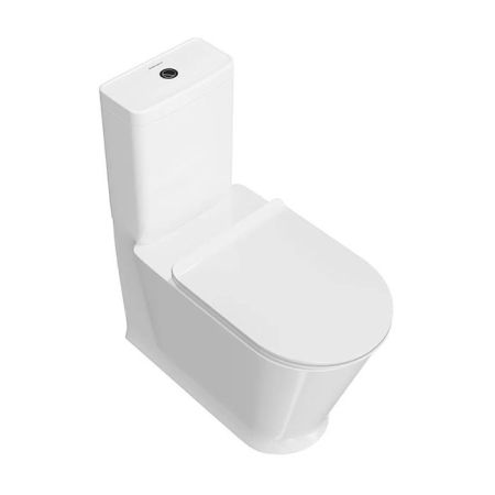 Унитаз PLAZA Modern напольный безободковый, белый глянцевый, артикул PLMR.wc.01