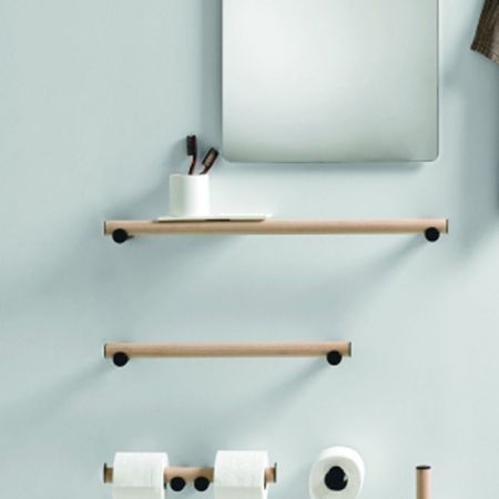 Agape Dot line Полотенцедержатель, 50см, цвет: натуральный дуб, артикул ADTL0450RT