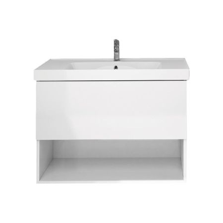 Тумба с раковиной подвесная Dreja Perfecto 60 см, белый, артикул 99-0806-com