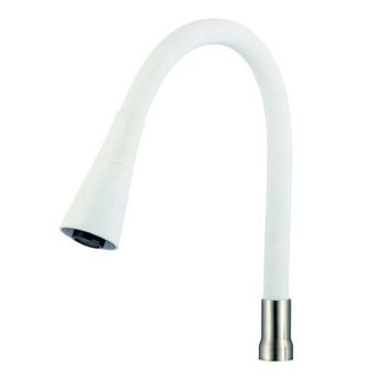 Гибкий излив для кухонного смесителя Savol S-MCG02L, белый